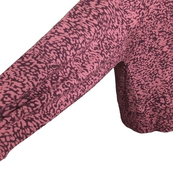 ATHLETA Balance Hoodie Ocelot Spot Twany Rose Sweatshirt Plus Size Nwot - Picture 14 of 14